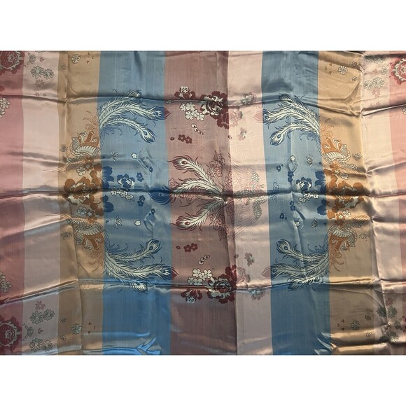 Vintage Chinese Silk Brocade Tapestry Textile 51" x 74" - Picture 9 of 15